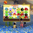 ألعاب التصوير الجداري للأطفال حديقة ألعاب داخلية 3D لعبة كرة تفاعلية للأطفال