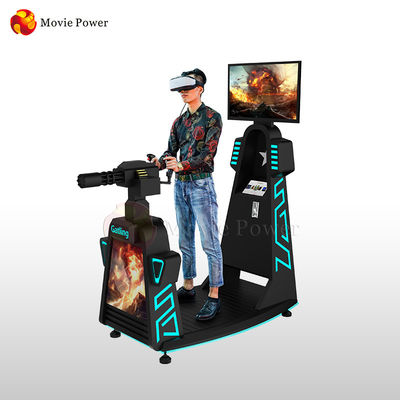 اللون الأسود VR جاتلينج محاكي الواقع الافتراضي بندقية لعبة الرماية