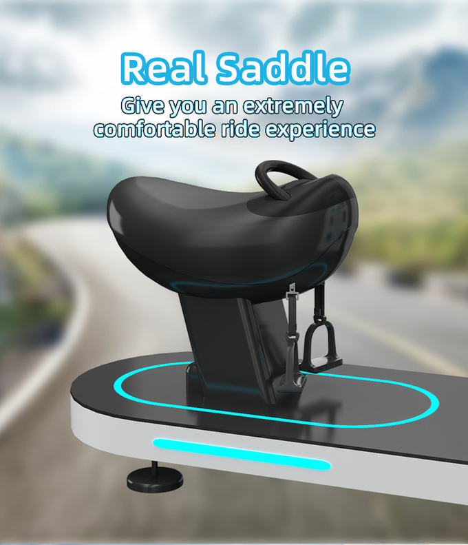 1 لاعب 9D محاكي الواقع الافتراضي ركوب الخيل VR آلة اللعب العملة تعمل 3